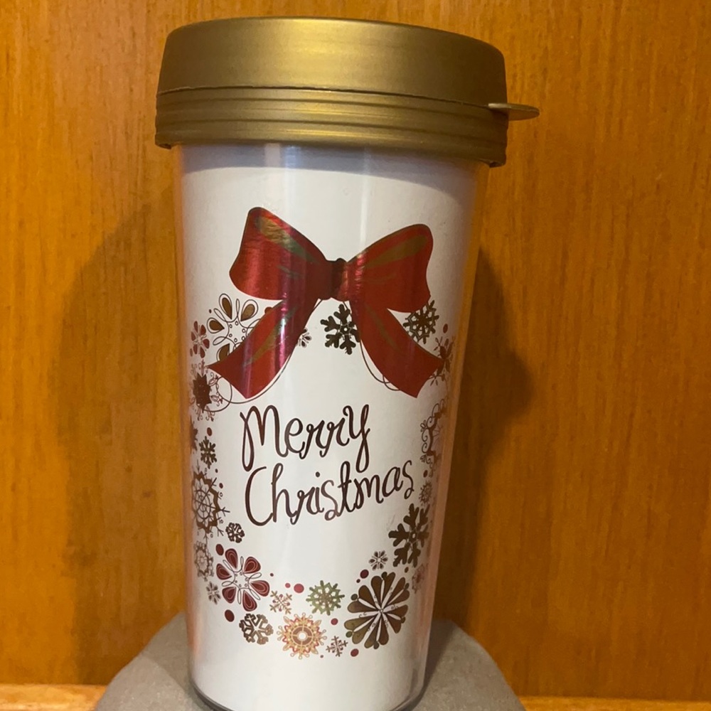 Christmas thermos